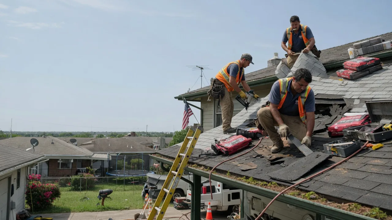 Roof Repair in Harrah, OK near me